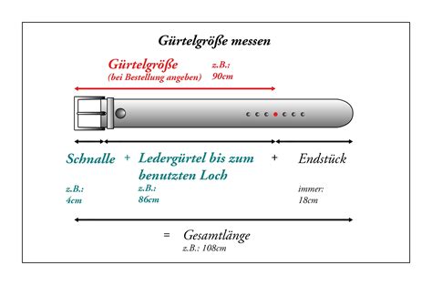 gürtellänge messen herren